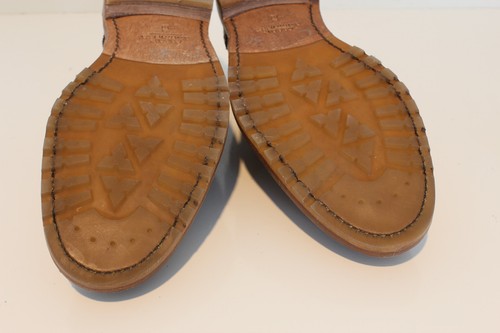 Allen Edmonds McTavish Wingtip Oxford Dress Shoe Brown Lug Sole USA Men 10 D - Picture 7 of 11