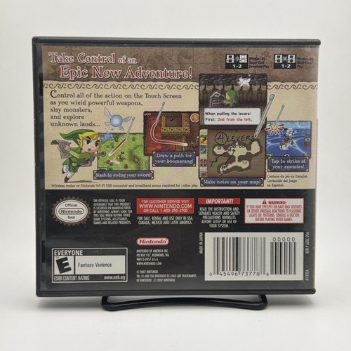The Legend of Zelda Phantom Hourglass Nintendo DS Original Case Manual NUR - Bild 2 von 12