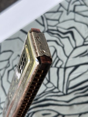 M. Hohner Echo Glockenreine Stimmung Harmonica - Made In Germany - Picture 6 of 7