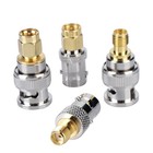 4x Coaxial Antenna Connector BNC Male/ Female To SMA Male/ Female Connector NEW