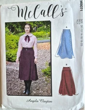 MCCALLS PATTERN 8071 SKIRT  COSTUMES MISSES SIZES 12 14 16 18 20  UNCUT NEW FF