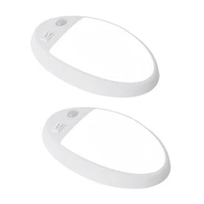 Facon 2Pack 12V DC RV Interior Light with PIR Motion 6000K Daylight White