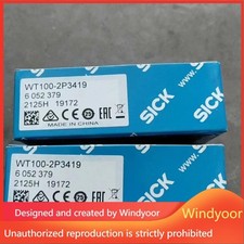 1PCS NEW Unopened Sick WT100-2P3419 Photoelectric Sensor WT1002P3419 Fast Ship