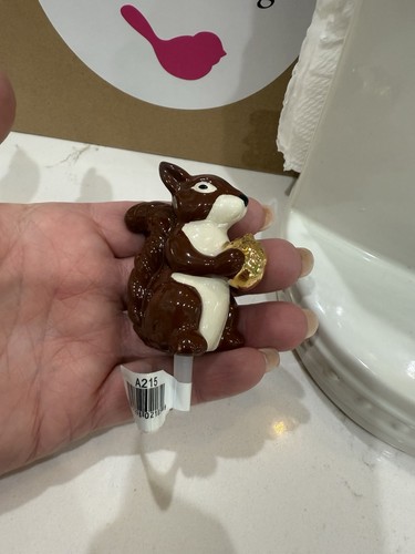 Nora Fleming "Herr Eichhörnchen" Mini (goldene Eichel) Charm #A215 NEU MIT ETIKETT - Bild 2 von 3