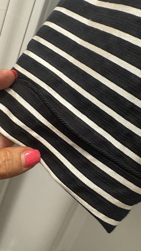 Nina McLemore striped blazer Size 14 Silk - Picture 3 of 6