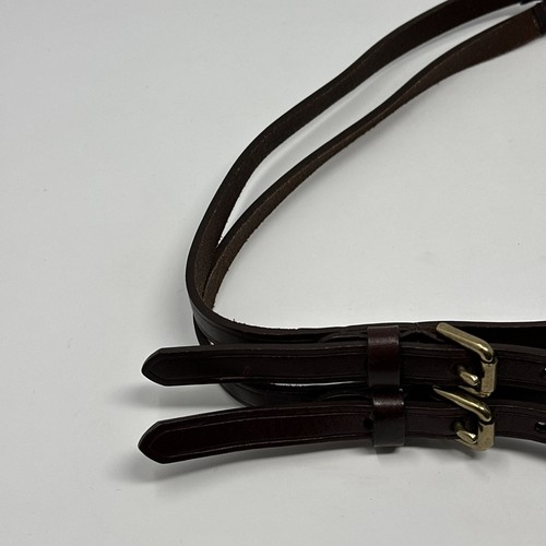 Orvis Women's Tri-Strap O-Ring Leather Belt Brown Equestrian Small - Picture 2 of 8