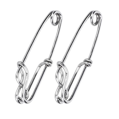 Clips de atún de acero inoxidable de 15 piezas fuerte palangre a presión para aparejos de pesca - Imagen 21 de 22