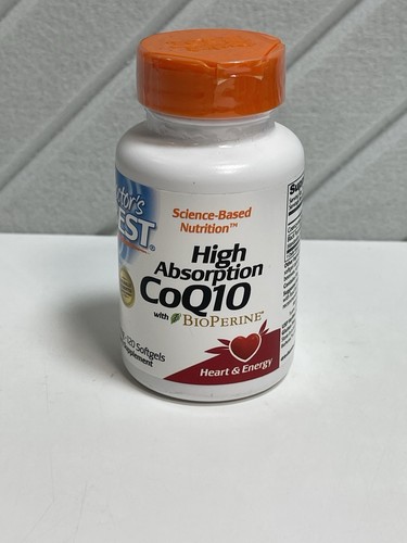 Doctor's Best CoQ10 High Absorption 100mg Softgels - 120 Count EXP:04/27