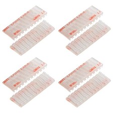 JUMINIZ 8 Pieces EZ Pass Mounting Strips with Adhesive 0.5 x 1.5 inches