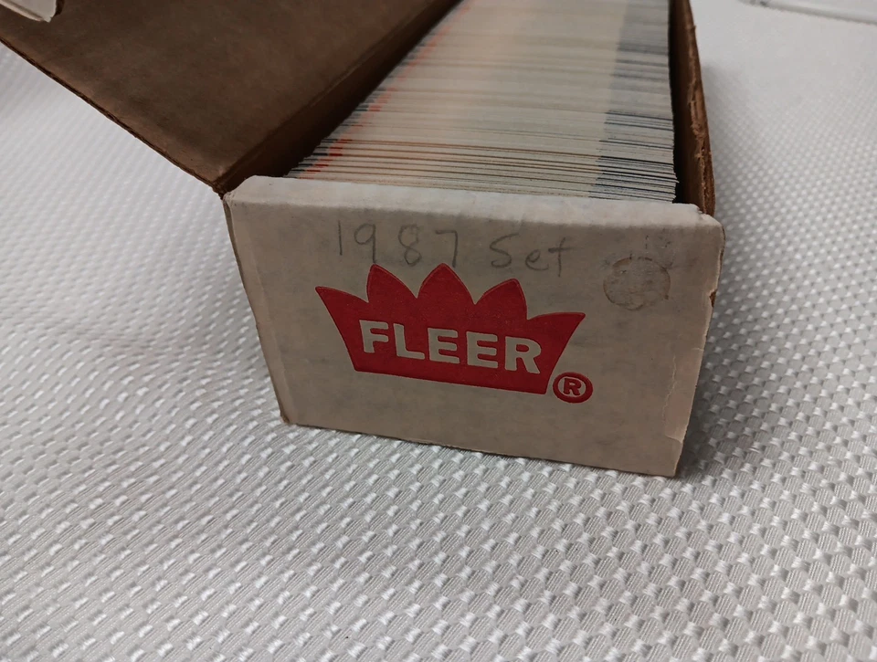 Fleer Baseball 1987 abierto de fábrica conjunto completo Bonds, Maddux, Glavine ¡y más! MT Foto 4 de 4