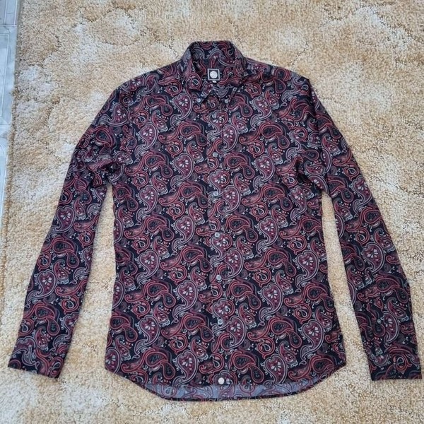 Men Pretty Green Shirt Slim Fit