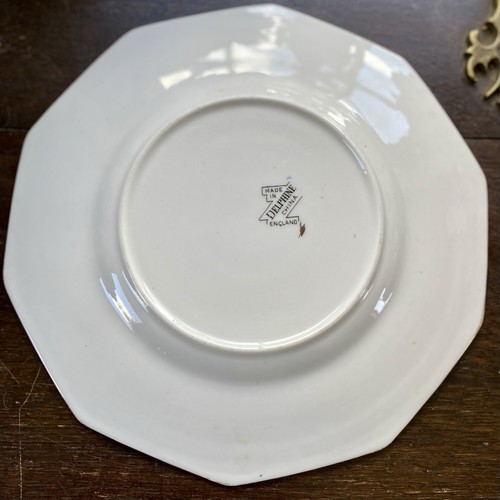 Delphine China Tea Set ‘Fantasy’ #1050 Hand Painted Enamel 17pc Art Deco - Picture 13 of 13