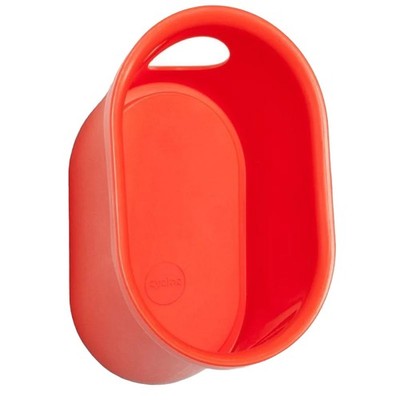 Cycloc Loop Wall Mounted Bike Gear Organizer in Durable Orange Polypropylene