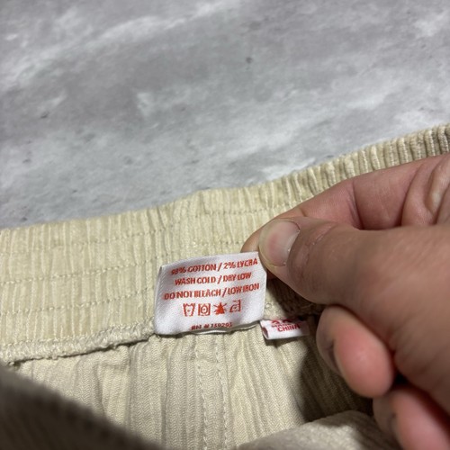 Hammies Shorts Herren Etikett 30 beige tatsächlich 28" Taille Cord 70er Jahre Stil Retro - Bild 5 von 11