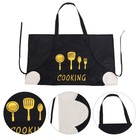 Unisex Schürze mit Taschenkochen Küchenfett -Proofing -Kochschürze Koch Schürze