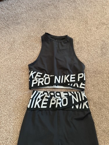 Nike Pro Training Crossover Crop Top Leggings Matching Set - Bild 5 von 12