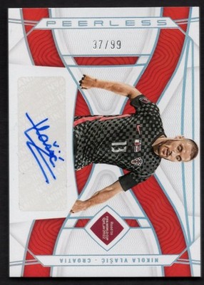 NIKOLA VLASIC 2022 NATIONAL TREASURES FIFA WORLD PEERLESS AUTO /99 