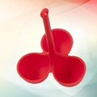 6 Pcs Three Grid Silicone Egg Holder Egg Poaching Boiling Cooker Pot Steam Rack