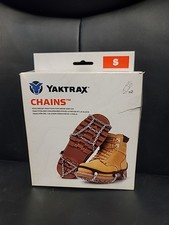 Yaktrax Snow Ice Winter Traction Chains One Pair Black Size Small NIB SHIPSFREE