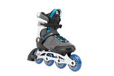 K2 Skate Alexis 84 Pro Women's Inline Skates, Gray/Blue, W9.5