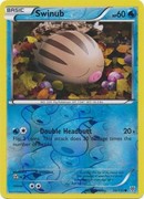 Pocket Scout - NM-Mint, English - 4 x Pokemon Swinub - 26/135 - Common - Reverse Holo BW - Plas