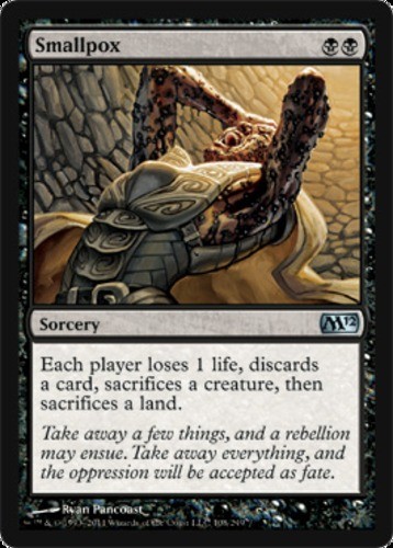 4x Lightly Played, English, Smallpox - Magic 2012 - MTG - Picture 1 of 1