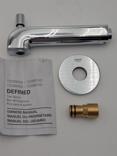 Grohe Defined 6-7/8" integrierter Umlenkwannenauslauf - Starlight chrom 13399000 - Bild 4 von 16