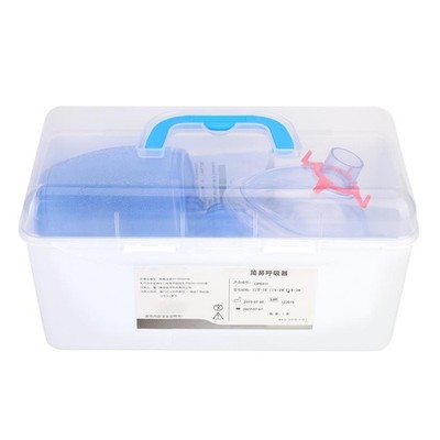 Manueller Wiederbelebungstrainer Ambu Bag PVC Erwachsene Ersthilfe Atemgerät Ein