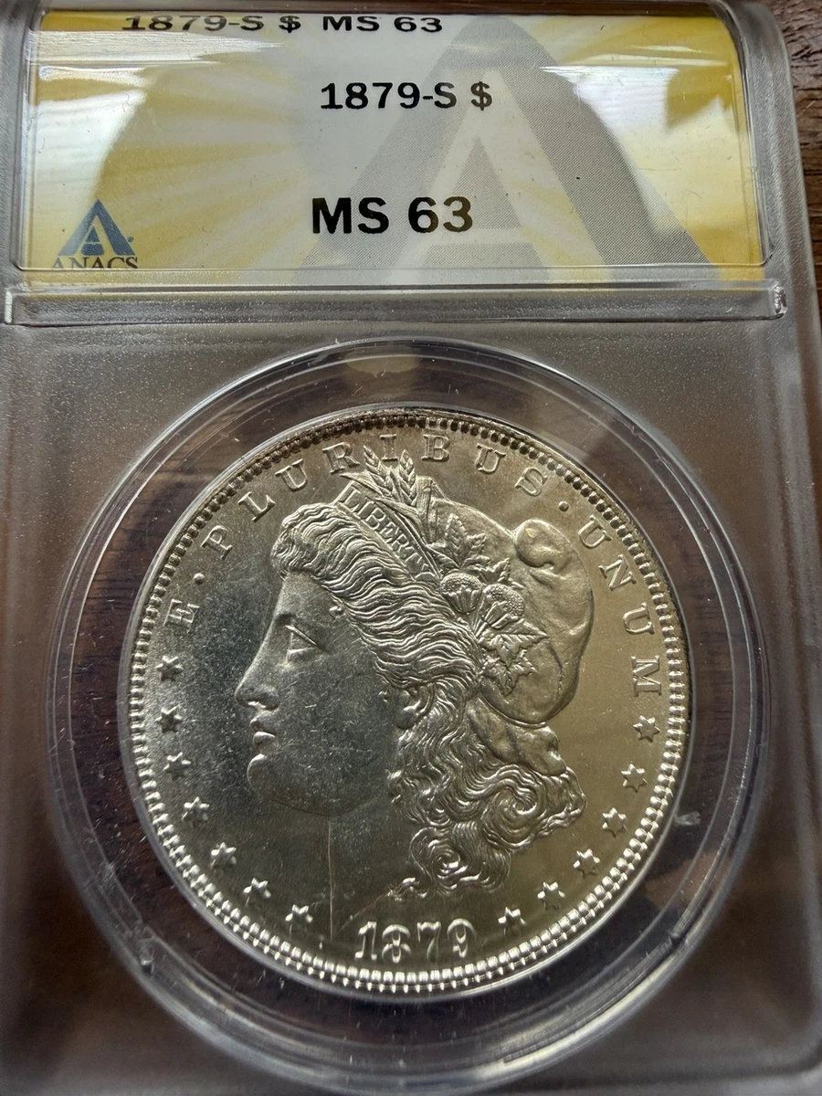 1879 Grade MS 63 Morgan US Dollars for sale | eBay