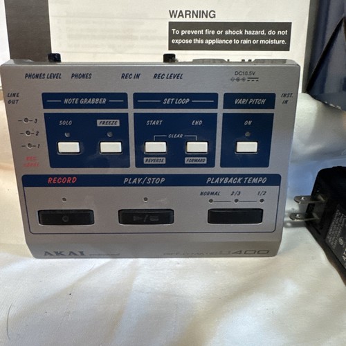 AKAI U400 Sampler Looper registratore passo costante a tempo variabile - Foto 3 di 3