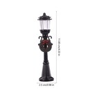4pcs Doll House Street Light Model Street Light Props Miniature No Battery