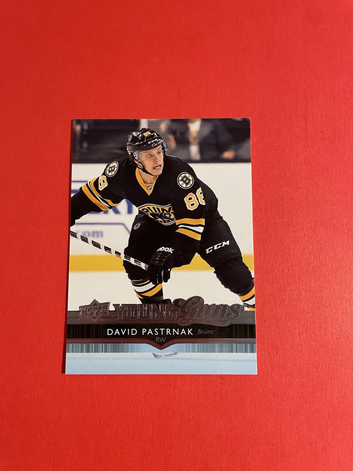 2014-15 Upper Deck - Young Guns David Pastrnak #495 (RC)