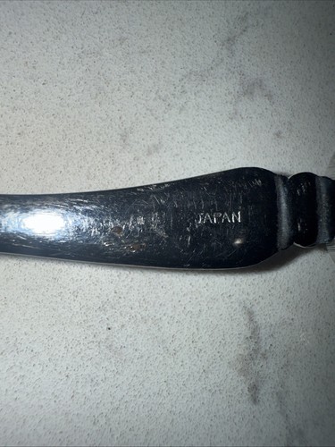 Vintage Scissor Handle Salad Tongs. Made In Japan - Imagen 5 de 5