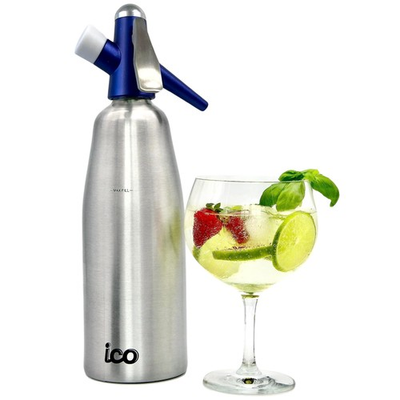 #ad ICO Soda Siphon Sparkling Water Maker Soda Maker Carbonated Water Machine ... $59.64