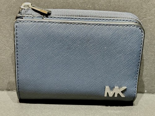 Michael Kors Cooper Saffiano Leder Folio Geldbörse für Herren Marineblau Neu mit Etikett - Bild 5 von 12