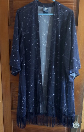 Harry Potter Boho Kimono L Open Front Gypsy Cardigan Duster Robe Summer Coverup - Picture 6 of 8