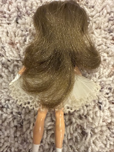 Vintage 1960s Dolly Darlings Tea Time Party Doll 4” Hasbro Brunette - Picture 13 of 14