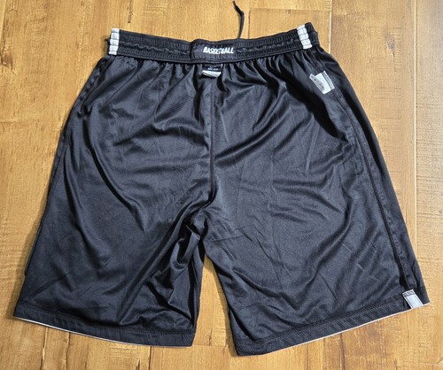 VTG Y2K Nike Dri Fit Basketball Shorts Men XL Black Activewear Athleisure FLAW - Picture 9 of 21