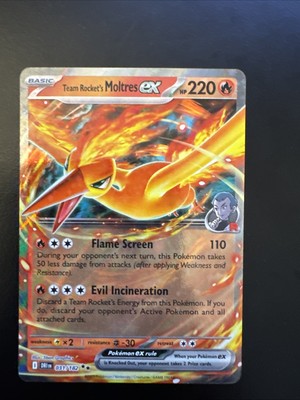 Team Rocket's Moltres ex 031/182 Sv10: Destined Rivals Holo
