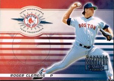 ROGER CLEMENS 2003 DONRUSS SIGNATUR SERIES TEAM TRADEMARKS  CARD TT-27  468/500