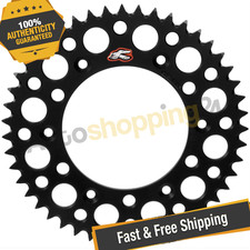 Renthal 154U-520-49GRBK Ultralight Grooved Rear Chainwheel