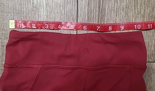 Athleta Girl Yoga Pant - Maroon Size M 8-10 - Picture 4 of 4