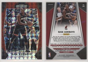 2017-18 Panini Prizm Mosaic Red Bam Adebayo #86 Rookie RC