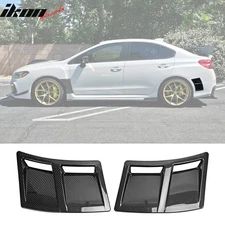 Fits 15-21 Subaru WRX & STI Rear Bumper Air Vent Corner Cover Carbon Fiber Print
