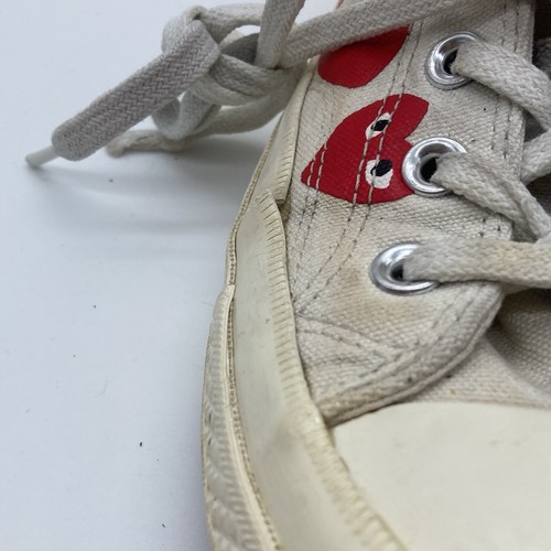 Mens Size 6 Converse Chuck 70 CDG Hi Multi Heart Shoes Sneakers 162972C - Picture 10 of 12