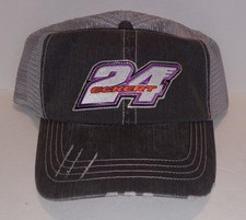 Rick Eckert #24 &quot;Distressed&quot; Mesh Trucker Cap Brand New