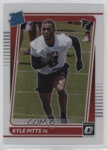 2021 Panini Donruss Optic Rated Holo Prizm Variation Kyle Pitts #211 Rookie RC