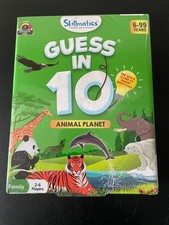 Guess in 10 Card Game Animal Planet Skillmatics Ages 6 New