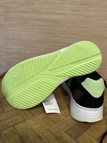 adidas Duramo SL K Power Black green Kids Preschool Running IG1247 - Picture 8 of 9