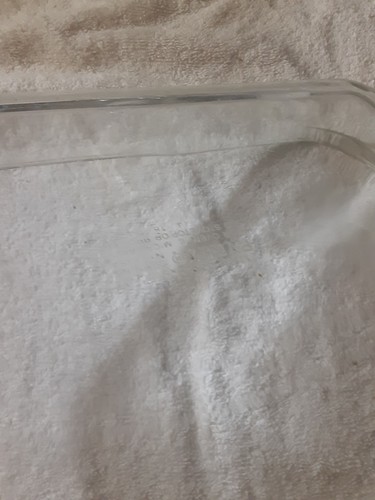Pyrex 233-N Klarglas rechteckig Auflaufform/Kuchenform 33x23x5 cm 13x9x2 Zoll - Bild 4 von 5